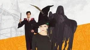 harry potter costumes collage