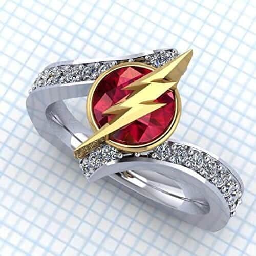 Flash engagement ring