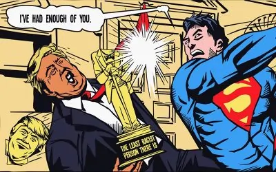 It’s Time to Go, Donald! Superman Vs. Trump Comic